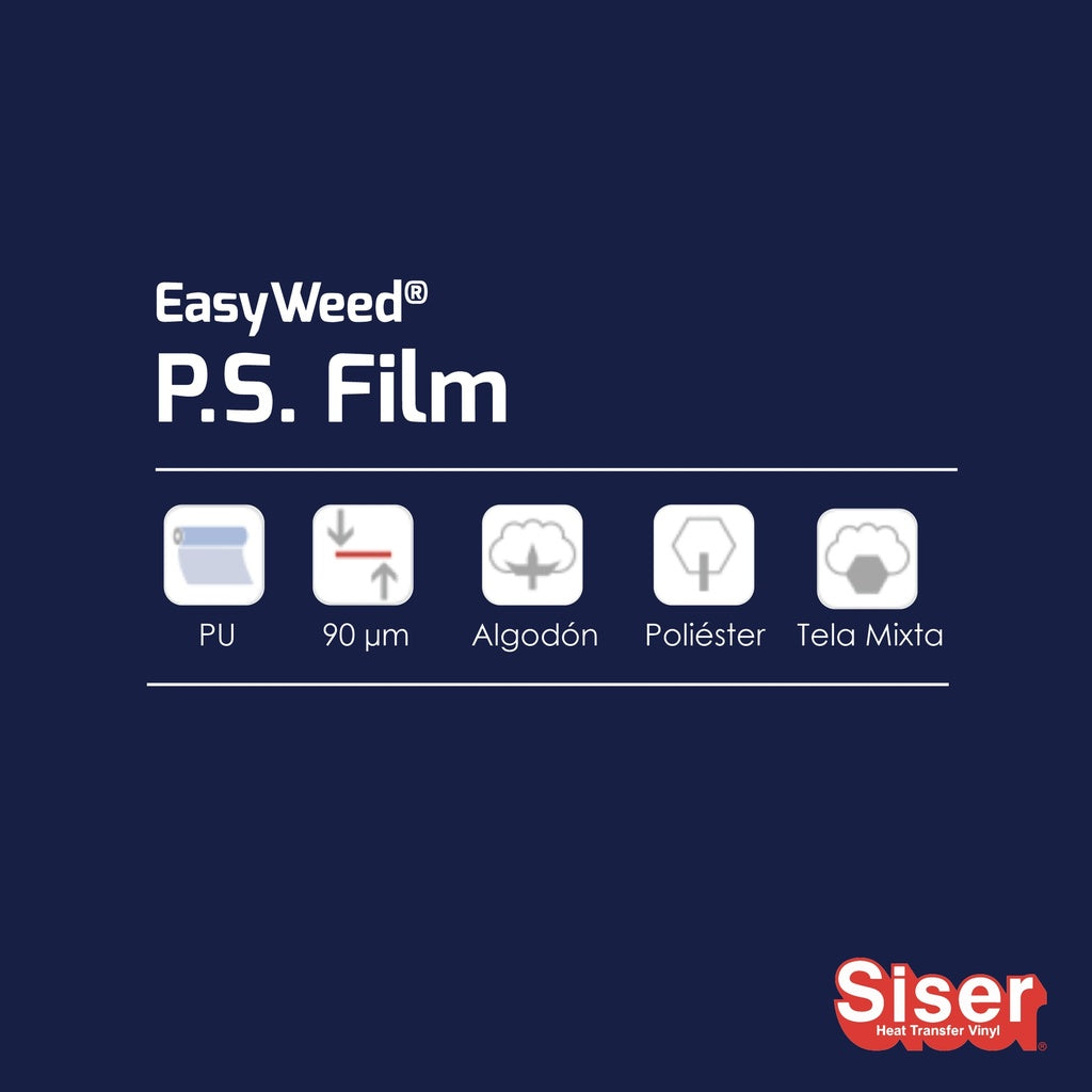 TERMOTRANSFERIBLE DE CORTE SISER PS FILM - EASY WEED 0.50 MTS