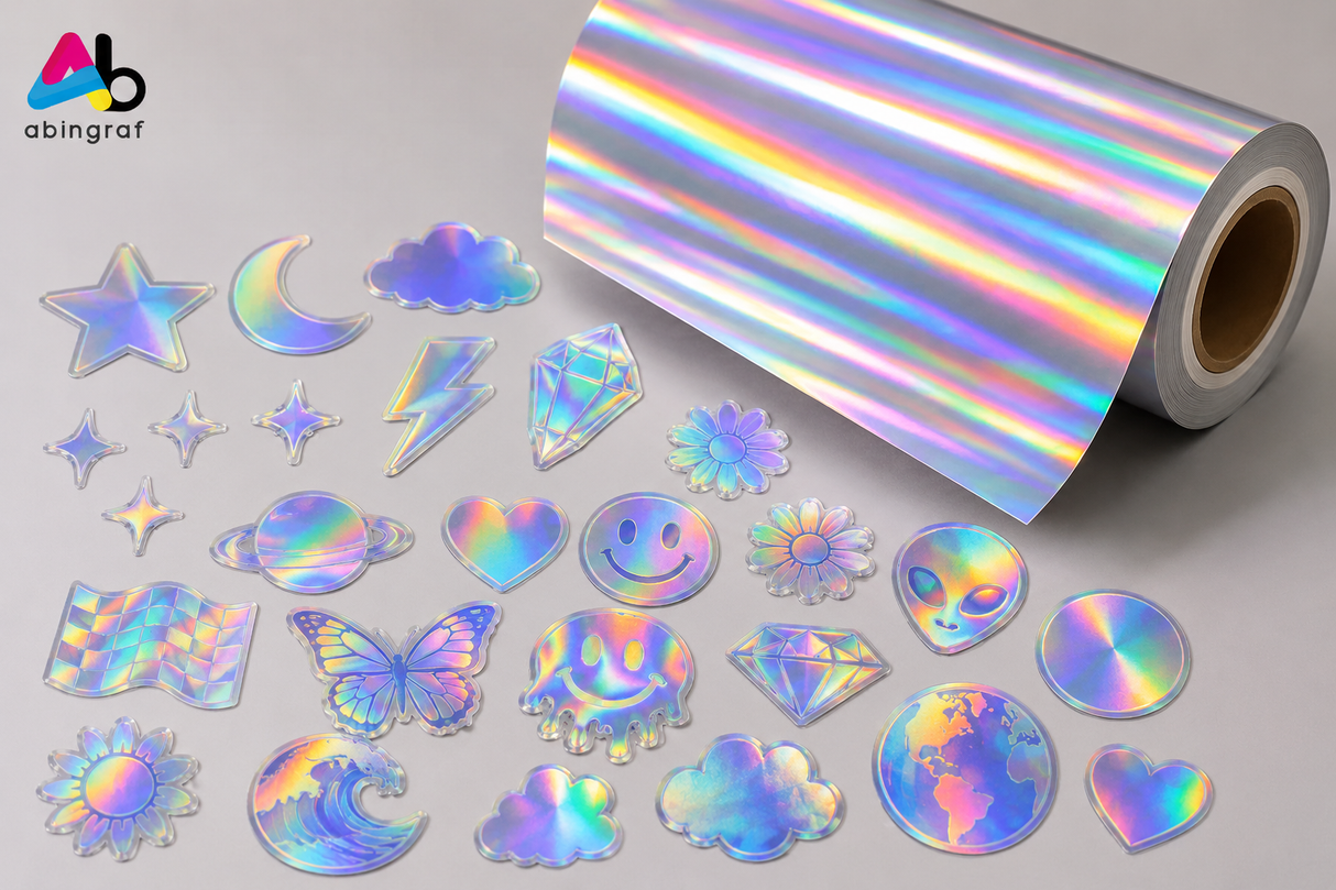 VINILO IMPRESION HOLOGRAFICO 160GRS 0.61 M