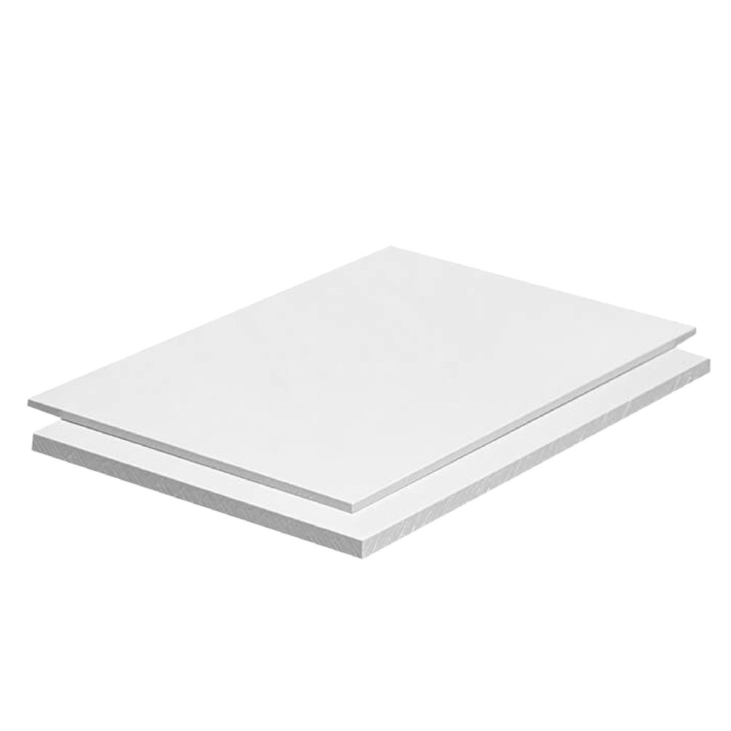 PLANCHA PVC MGRAF TIPO TROVICEL BLANCA 20MM 0.50 DENSIDAD 1.22X2.44 MTS