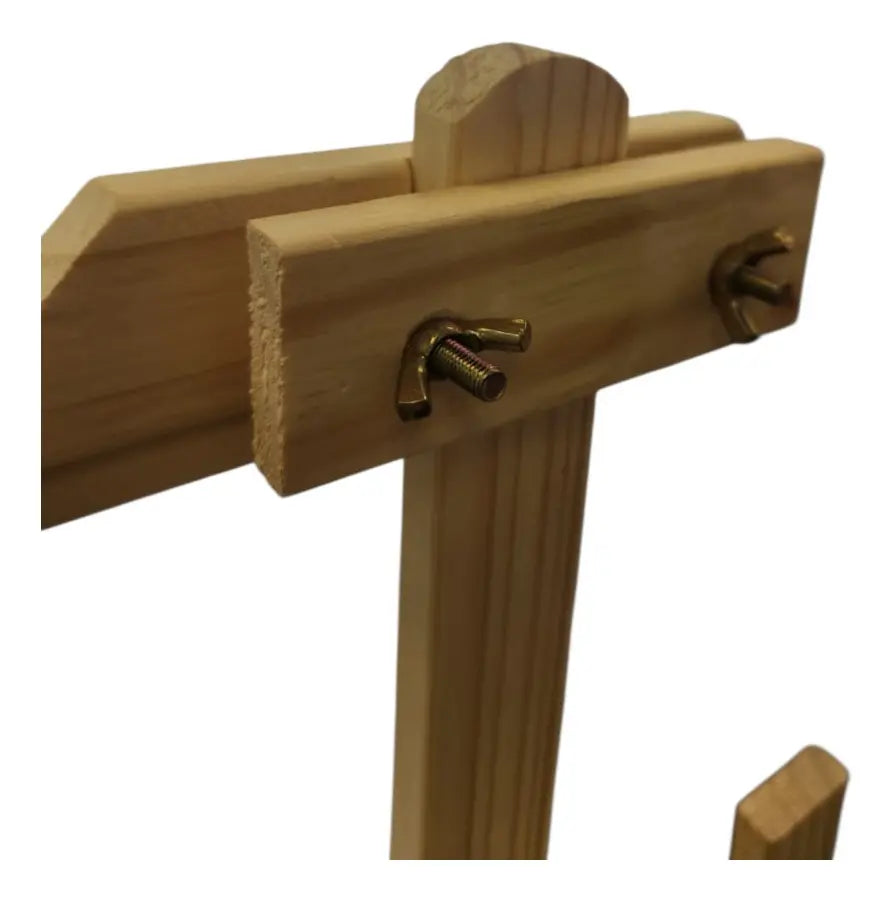 PORTA PANCARTA AJUSTABLE MGRAF DE MADERA DE 150 CMS