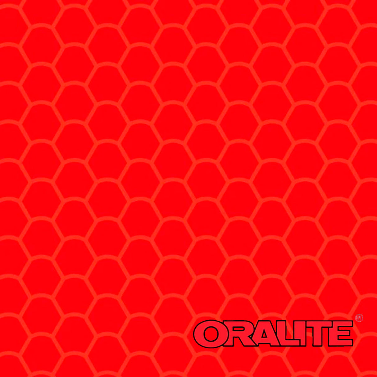 VINILO REFLECTANTE ORALITE 5900 TIPO IV ALTA INTENSIDAD PRISMATICO RED 1.22 MTS ANCHO