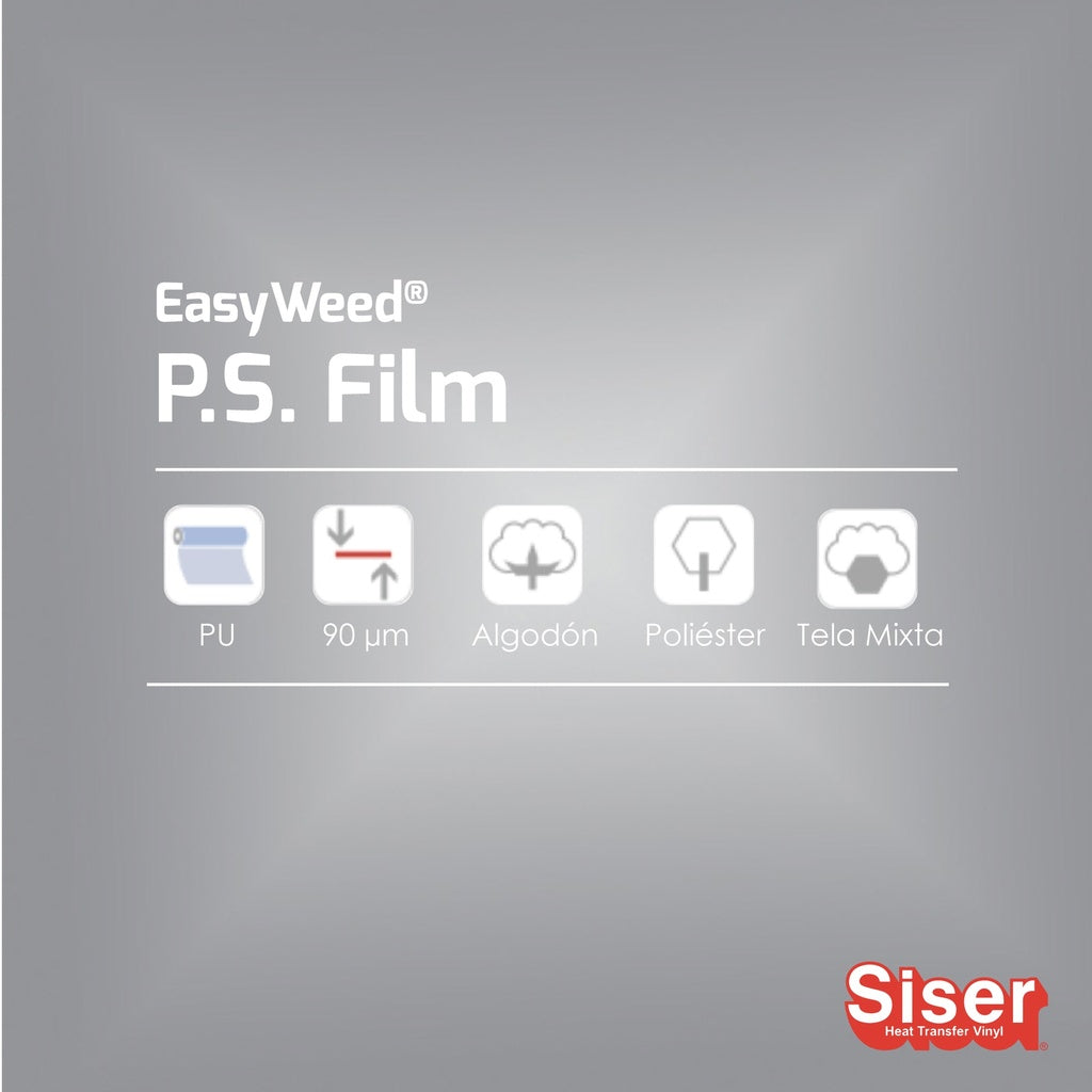 TERMOTRANSFERIBLE DE CORTE SISER PS FILM - EASY WEED 0.50 MTS