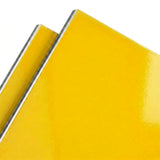 ALUMINIO COMPUESTO ALUKOMP AMARILLO BRILLANTE PE 3MM/0.18MM 1.22X2.44 MTS