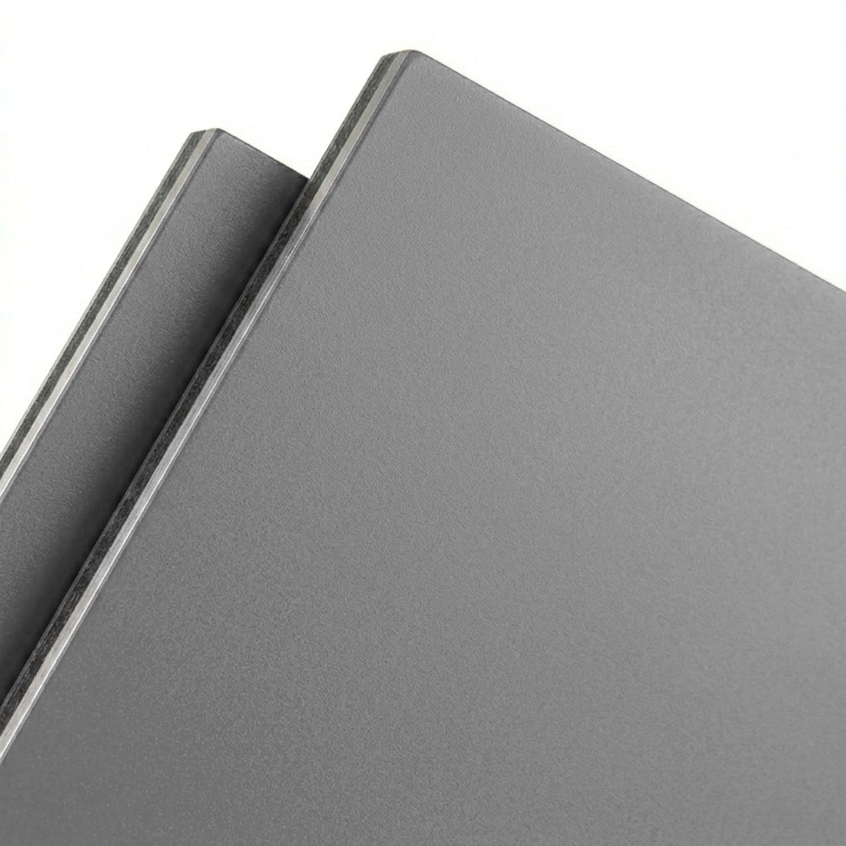 ALUMINIO COMPUESTO ALUKOMP SILVER GREY MATTE PVDF 4MM /0.50MM 1.22X2.44 MTS