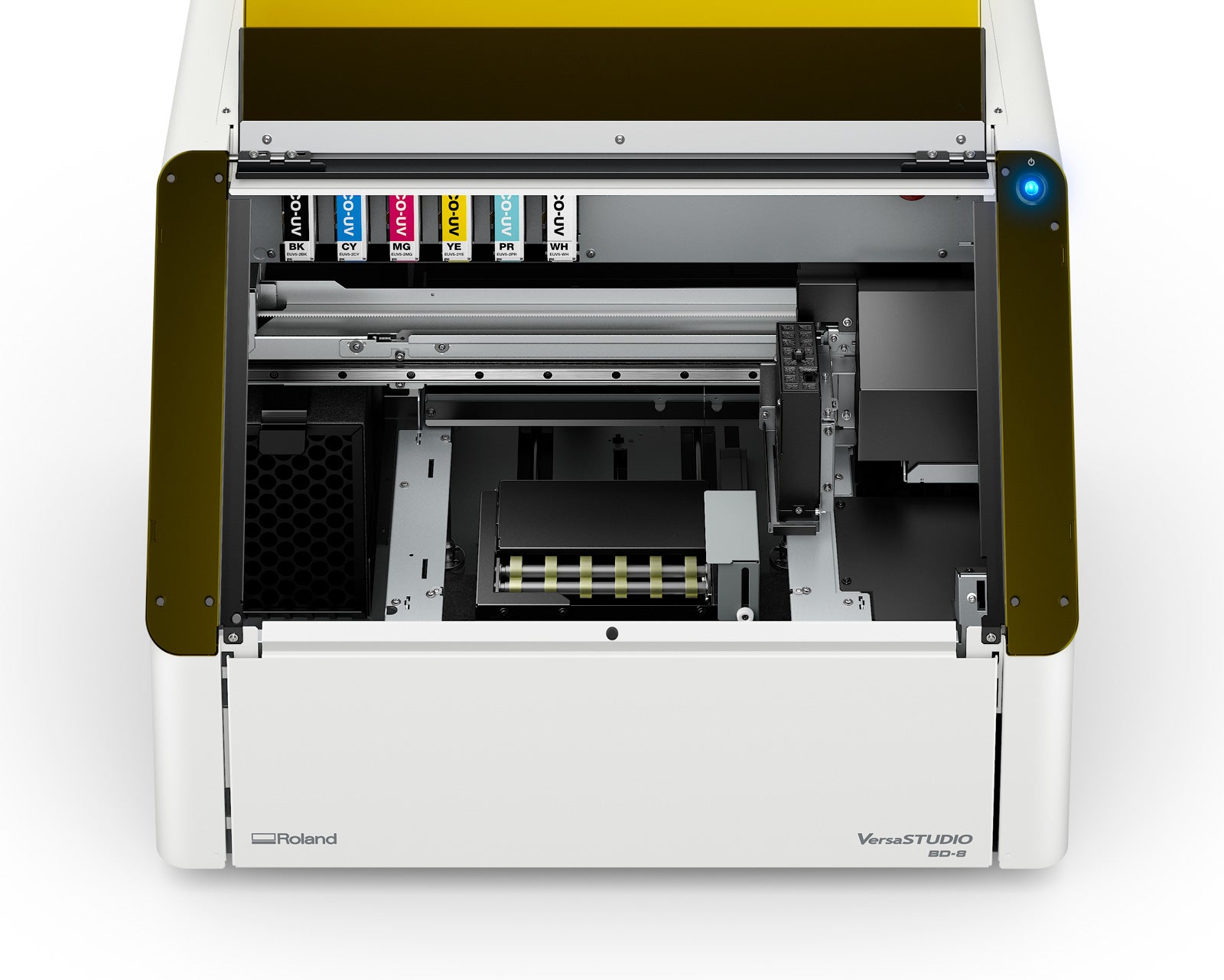 IMPRESORA DE CAMA PLANA UV ROLAND BD-8 – Abingraf S.A.