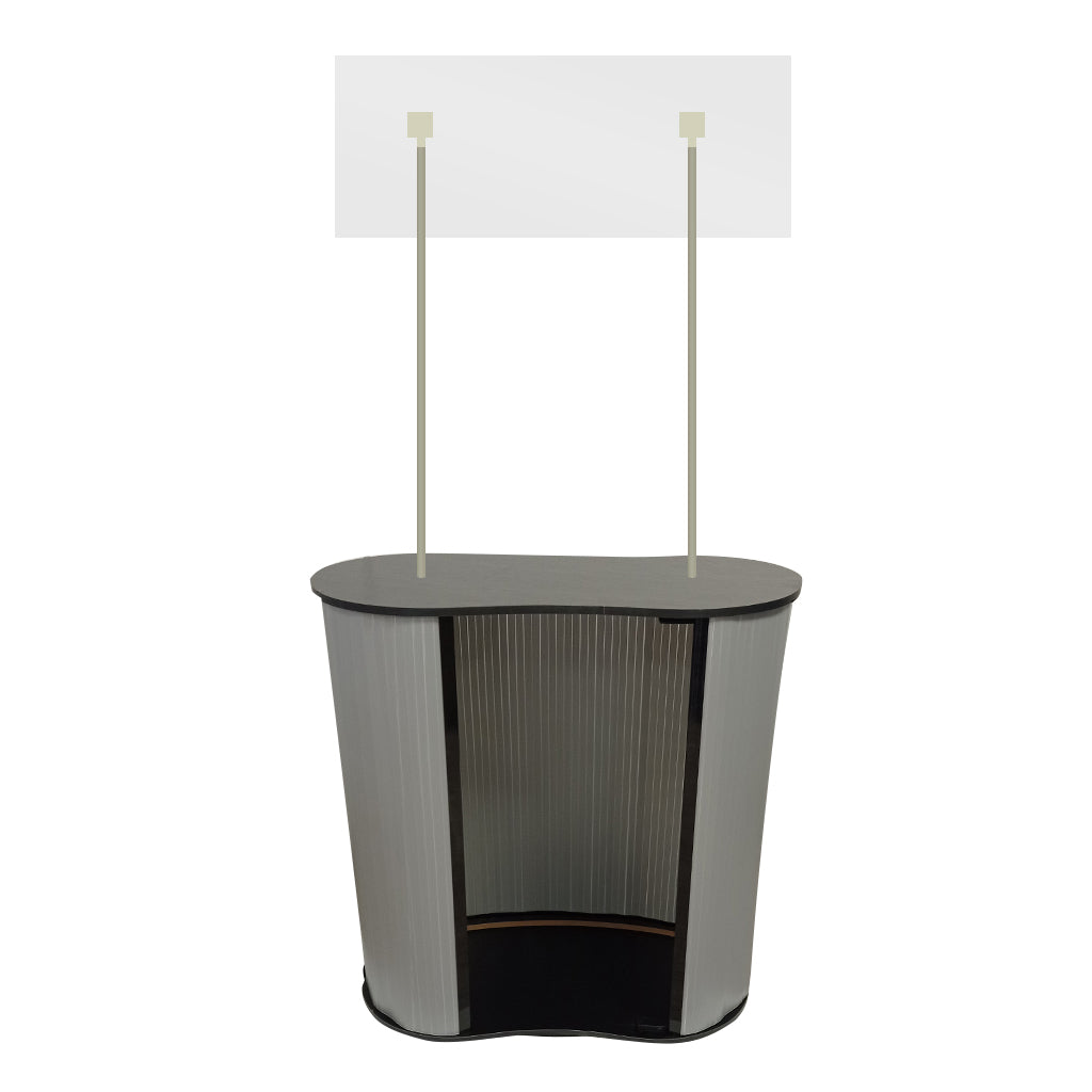 EXHIBIDOR DE PUBLICIDAD CURVO 30 * 80 CM