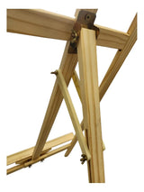 PORTA PANCARTA AJUSTABLE MGRAF DE MADERA DE 150 CMS