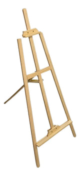 PORTA PANCARTA AJUSTABLE MGRAF DE MADERA DE 150 CMS