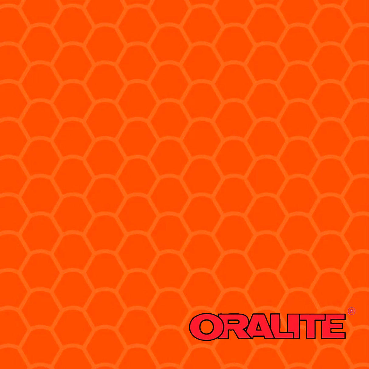 VINILO REFLECTANTE ORALITE 5900 TIPO IV ALTA INTENSIDAD PRISMATICO ORANGE 1.22 MTS ANCHO