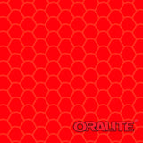 VINILO REFLECTANTE ORALITE 5900 TIPO IV ALTA INTENSIDAD PRISMATICO RED 1.22 MTS ANCHO
