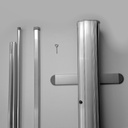 PORTA PENDON ROLLER BASE DE ALUMINIO 80 X 200CMS