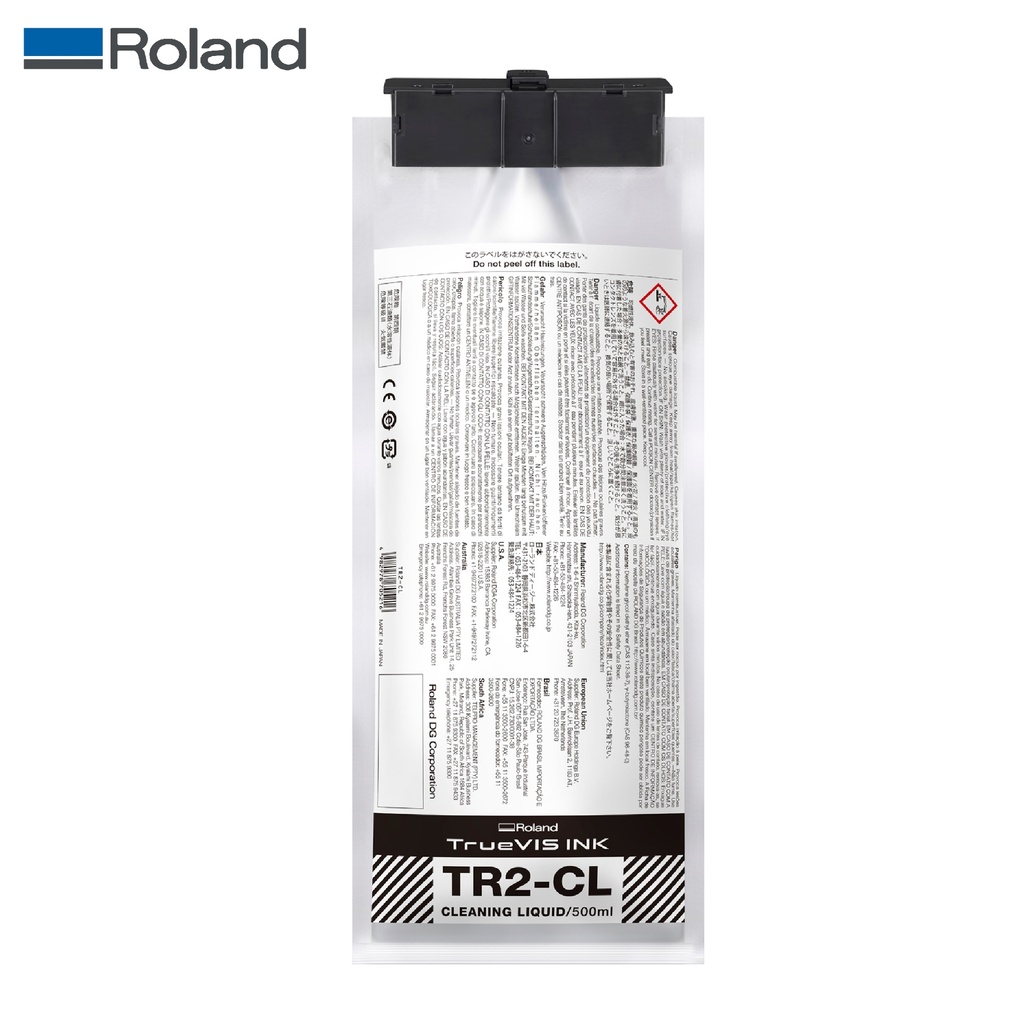 TINTA ROLAND TR2-CL-TRUEVIS CARTRIDGE LIMPIEZA BOLSA 500ML