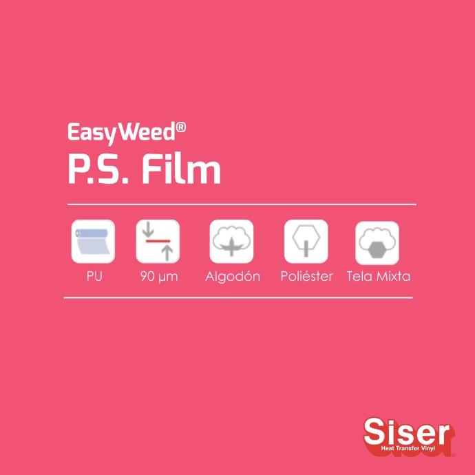 TERMOTRANSFERIBLE CORTE SISER PS FILM - EASY WEED MAGENTA 0.37 MTS