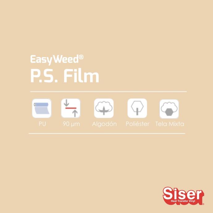 TERMOTRANSFERIBLE CORTE SISER PS FILM - EASY WEED PERLA 0.37 MTS