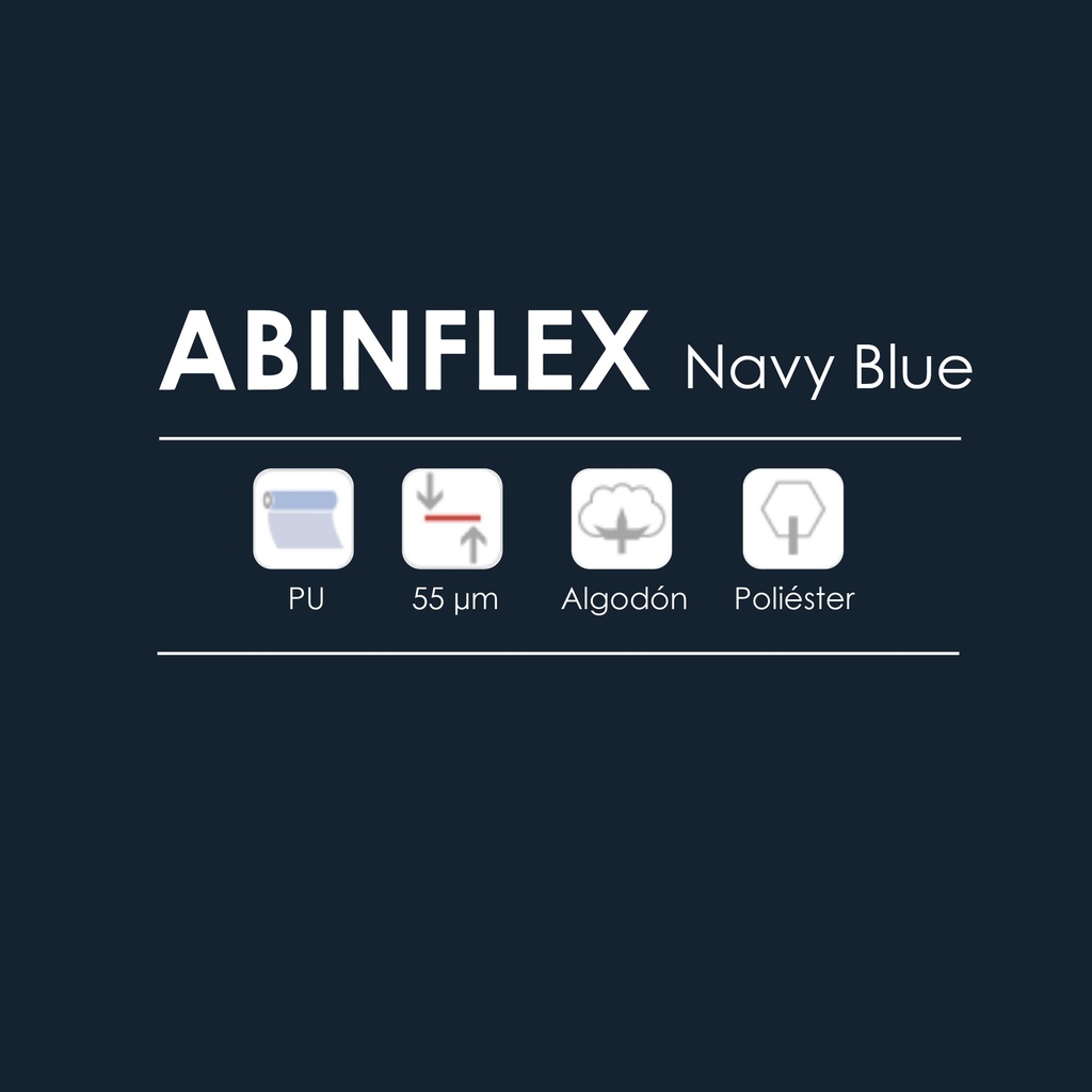 TERMOTRANSFERIBLE CORTE CHEMICA WINMARK-ABINFLEX NAVY BLUE 50CM X 25MTS