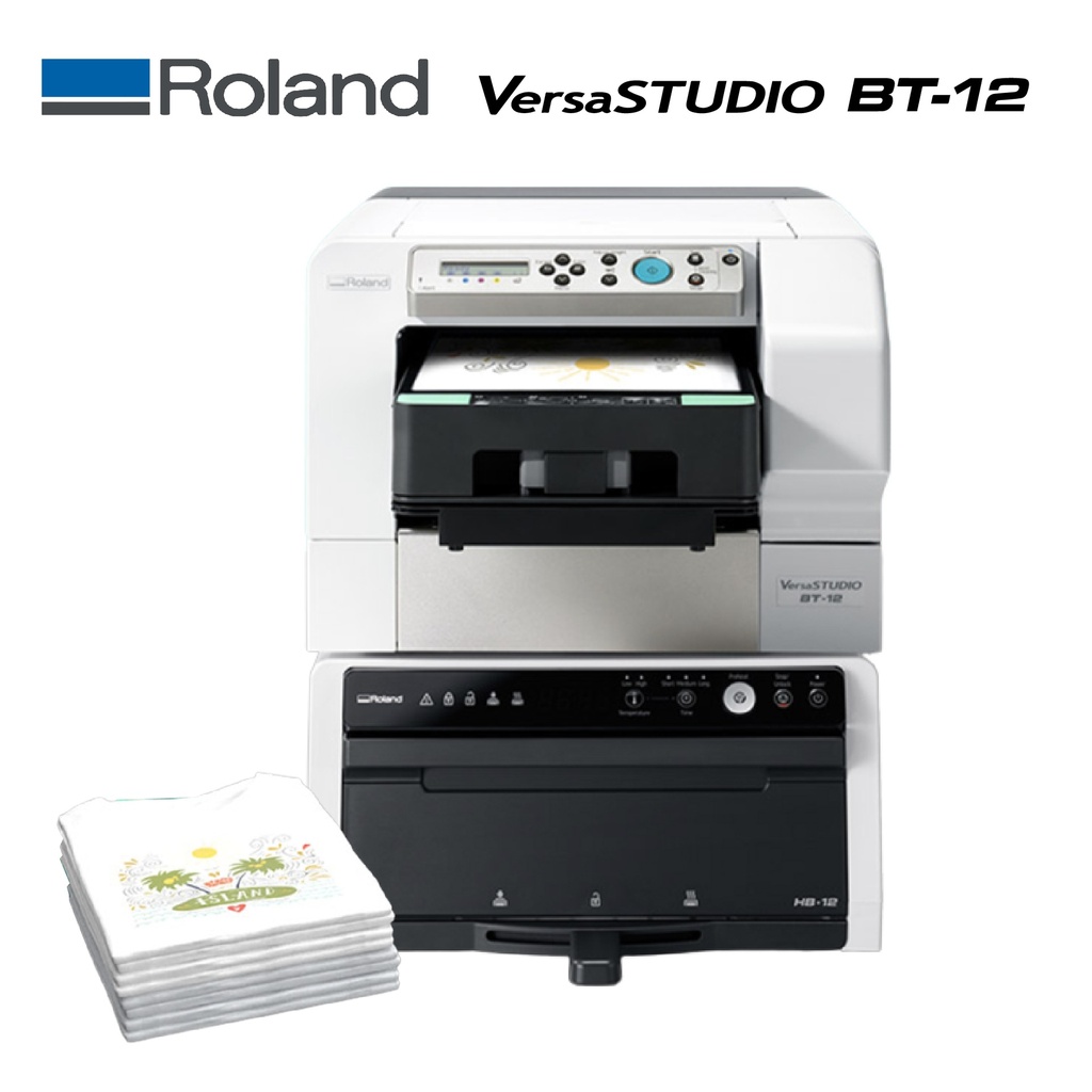 EQUIPO ROLAND VERSASTUDIO BT-12 + HB-12. IMPRESORA TEXTIL