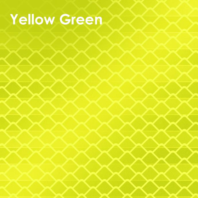 VINILO REFLECTANTE DAL. GRADO INGENIERIA PRISMATICO FLUORESCENTE YELLOW GREEN 1.22 MTS