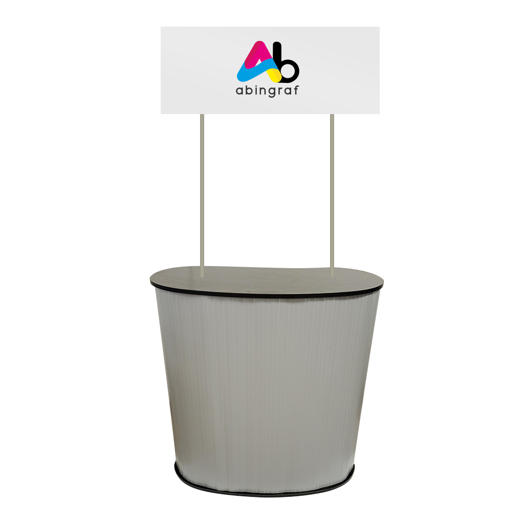EXHIBIDOR DE PUBLICIDAD CURVO 30*80CM