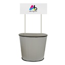 EXHIBIDOR DE PUBLICIDAD CURVO 30*80CM