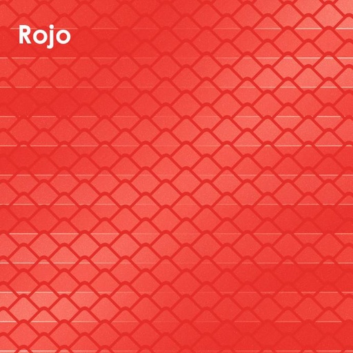 [101122167003] VINILO REFLECTANTE MGRAF GRADO INGENIERIA PRISMATICO RED 1.22 MTS