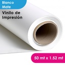 VINILO IMPRESION MGRAF BLANCO MATTE HI-TACK 100/140 1.52 MTS