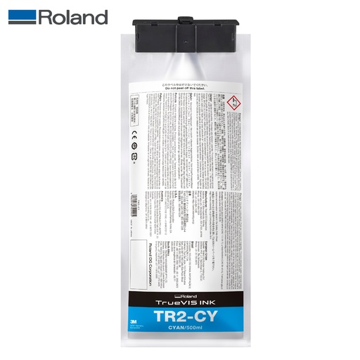 [501066201008] TINTA ROLAND  TRUEVIS TR2 CYAN 500 ML