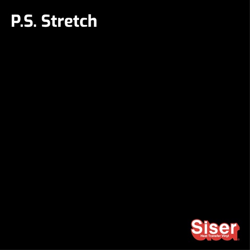 [301015222019] TERMOTRANSFERIBLE CORTE SISER PS STRETCH NEGRO 1.52 MTS