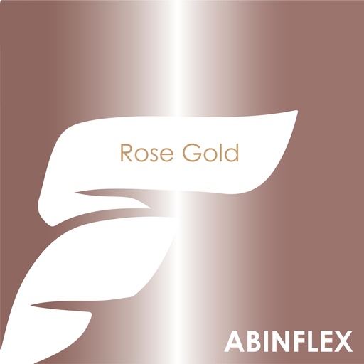 [301050102434] TERMOTRANSFERIBLE CORTE CHEMICA ABINFLEX ROSE GOLD 50CM X 25MTS