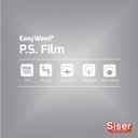 TERMOTRANSFERIBLE CORTE SISER PS FILM - EASY WEED PLATA 0.50 MTS