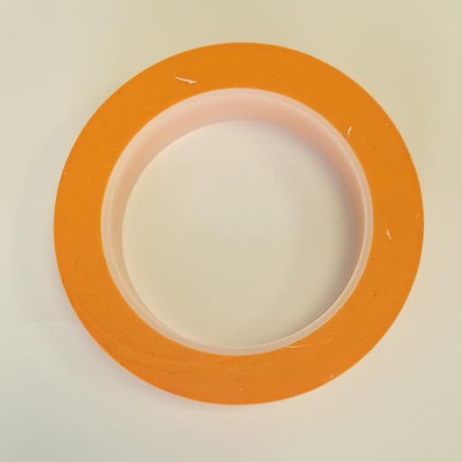 [203005000320] ACCESORIO CINTA MASKING TAPE NARANJO TERMOTRASNFERIBLE RESISTENTE ALTAS TEMPERATURAS 20mm X 50mt