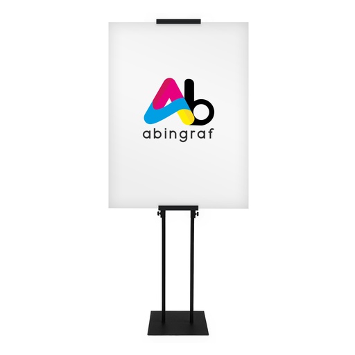 [202001905344] PORTA PANCARTA AJUSTABLE DOBLE CARA MAXIMO 190CMS